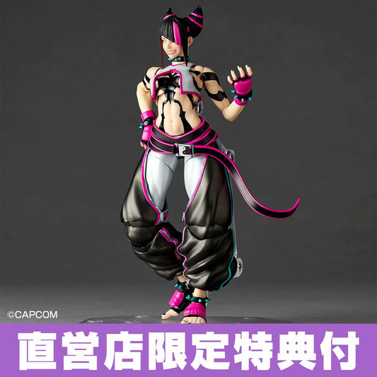 [PRE-ORDER] Revoltech Amazing Yamaguchi Street Fighter 6 Juri Han (With Bonus Face)