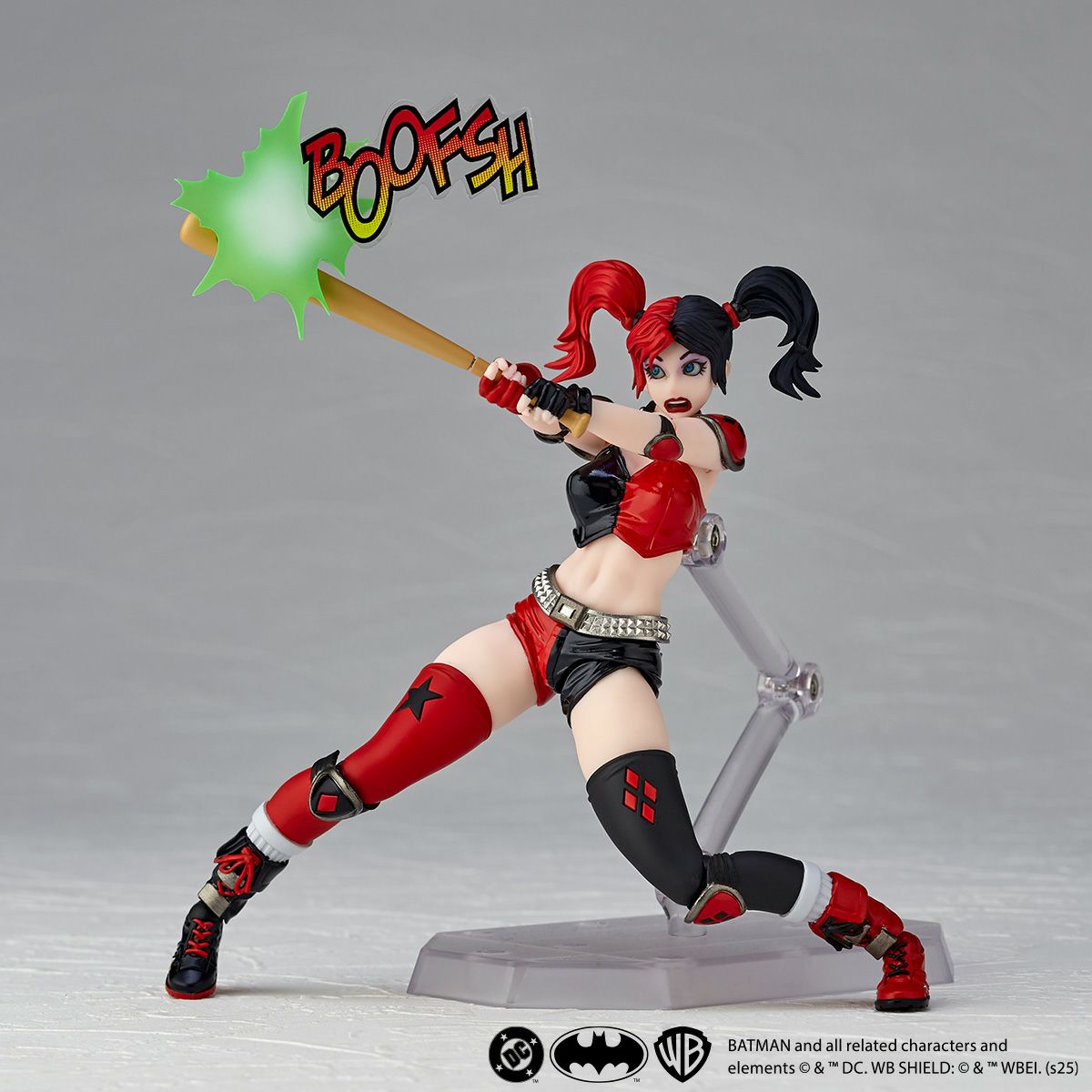 [PRE-ORDER] Revoltech Amazing Yamaguchi Harley Quinn Red x Black Ver (with Bonus Part)