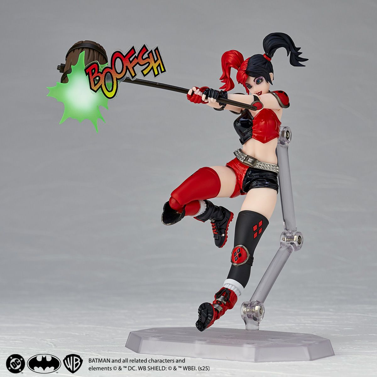 [PRE-ORDER] Revoltech Amazing Yamaguchi Harley Quinn Red x Black Ver (with Bonus Part)