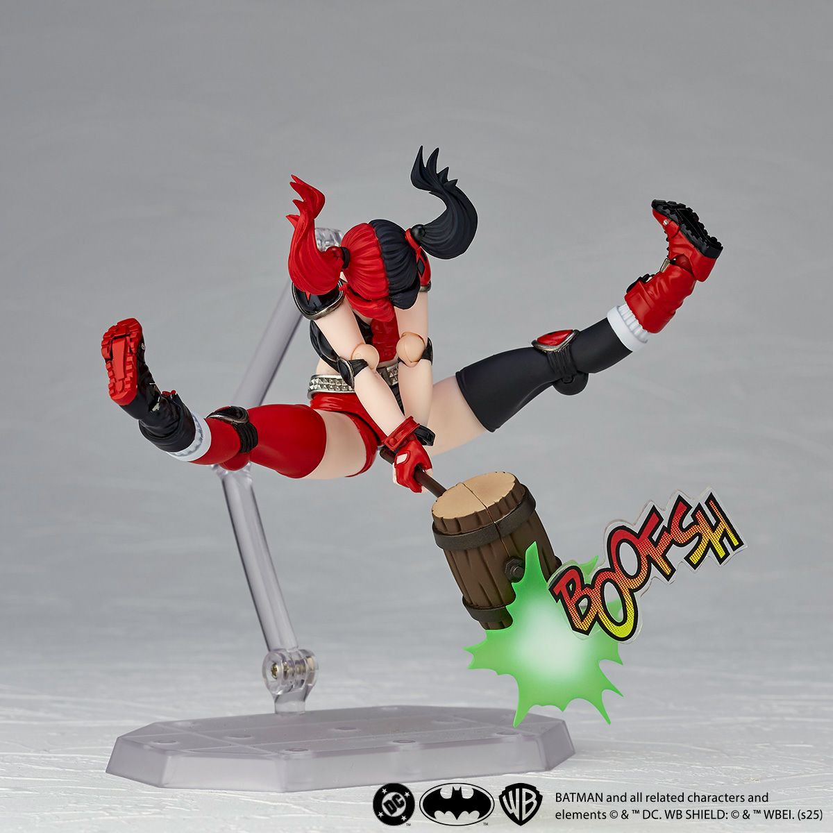 [PRE-ORDER] Revoltech Amazing Yamaguchi Harley Quinn Red x Black Ver (with Bonus Part)