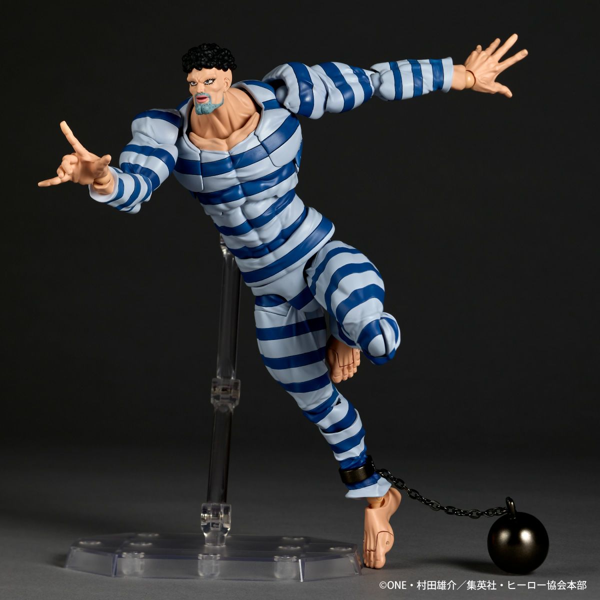 [PRE-ORDER] One Punch Man Revoltech Amazing Yamaguchi Puri-Puri Prisoner with Bonus Parts