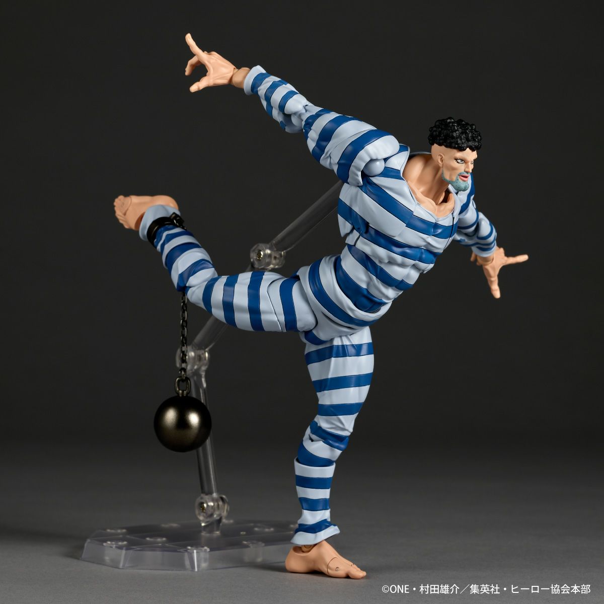 [PRE-ORDER] One Punch Man Revoltech Amazing Yamaguchi Puri-Puri Prisoner with Bonus Parts