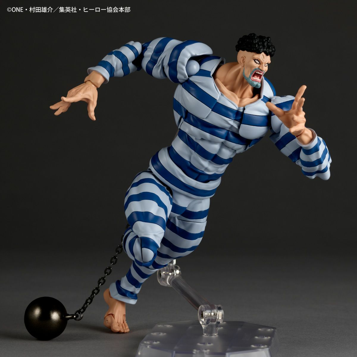 [PRE-ORDER] One Punch Man Revoltech Amazing Yamaguchi Puri-Puri Prisoner with Bonus Parts