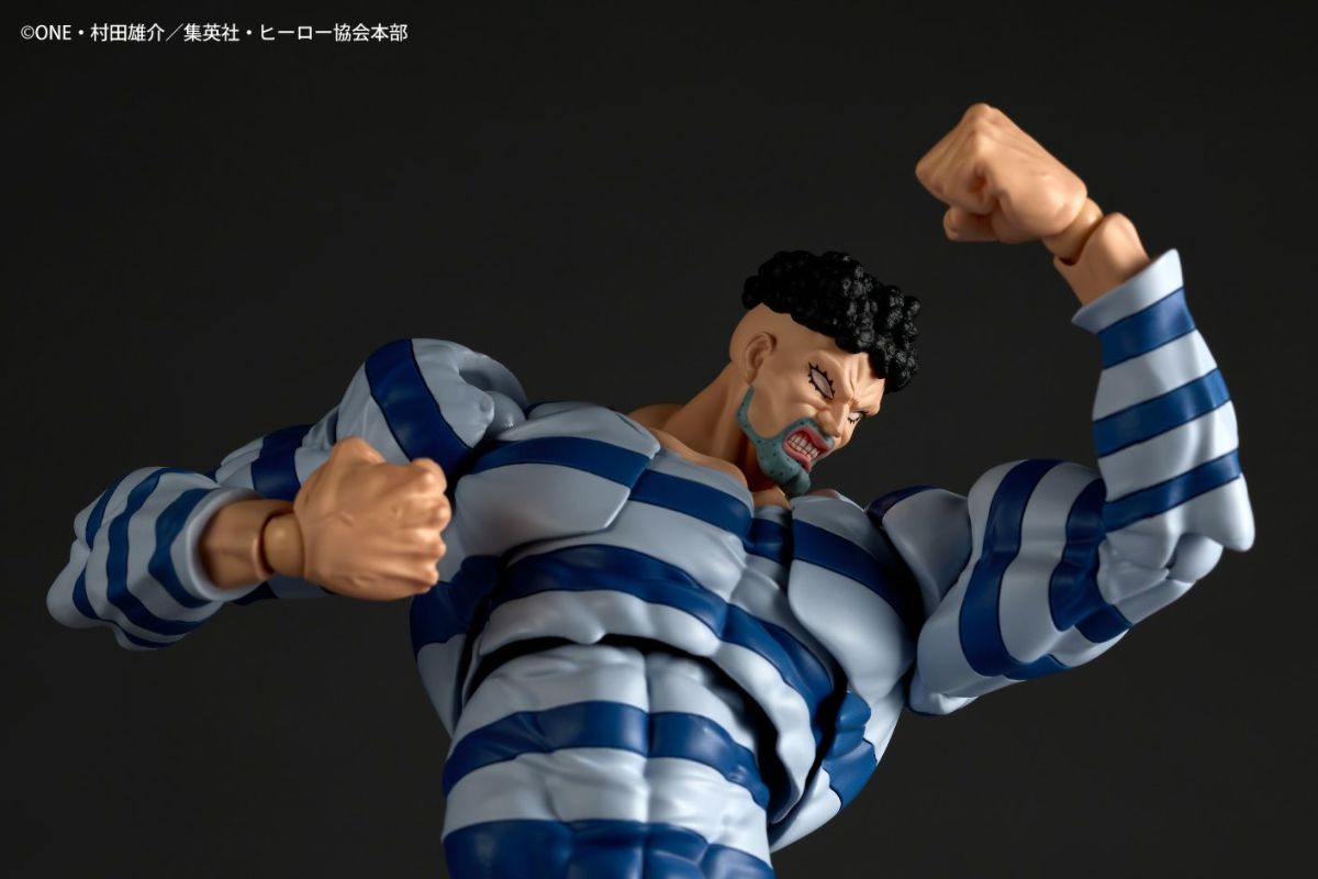 [PRE-ORDER] One Punch Man Revoltech Amazing Yamaguchi Puri-Puri Prisoner with Bonus Parts