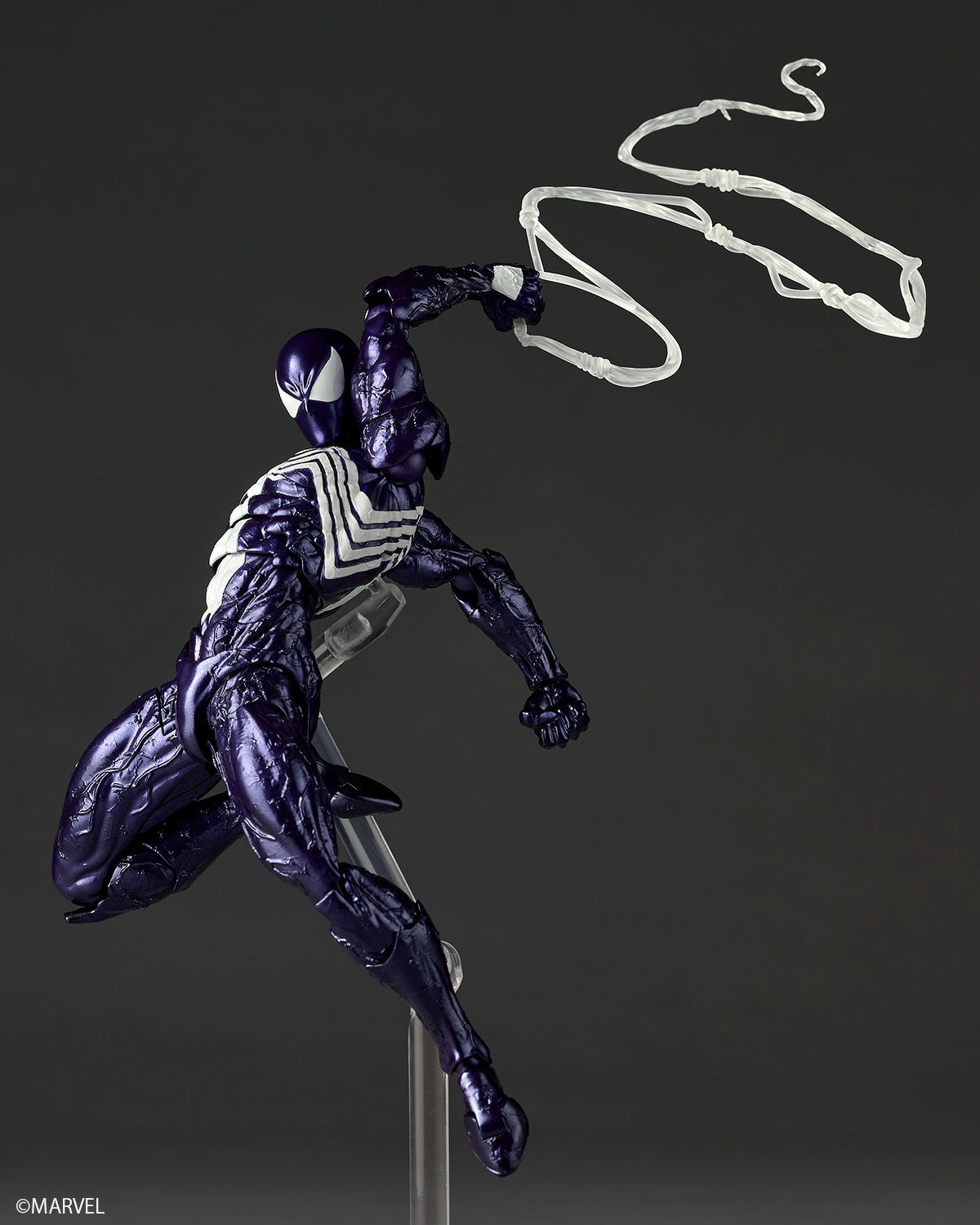 [PRE-ORDER] Revoltech Amazing Yamaguchi Marvel Symbiote Spider-Man Purple Version with Bonus Part