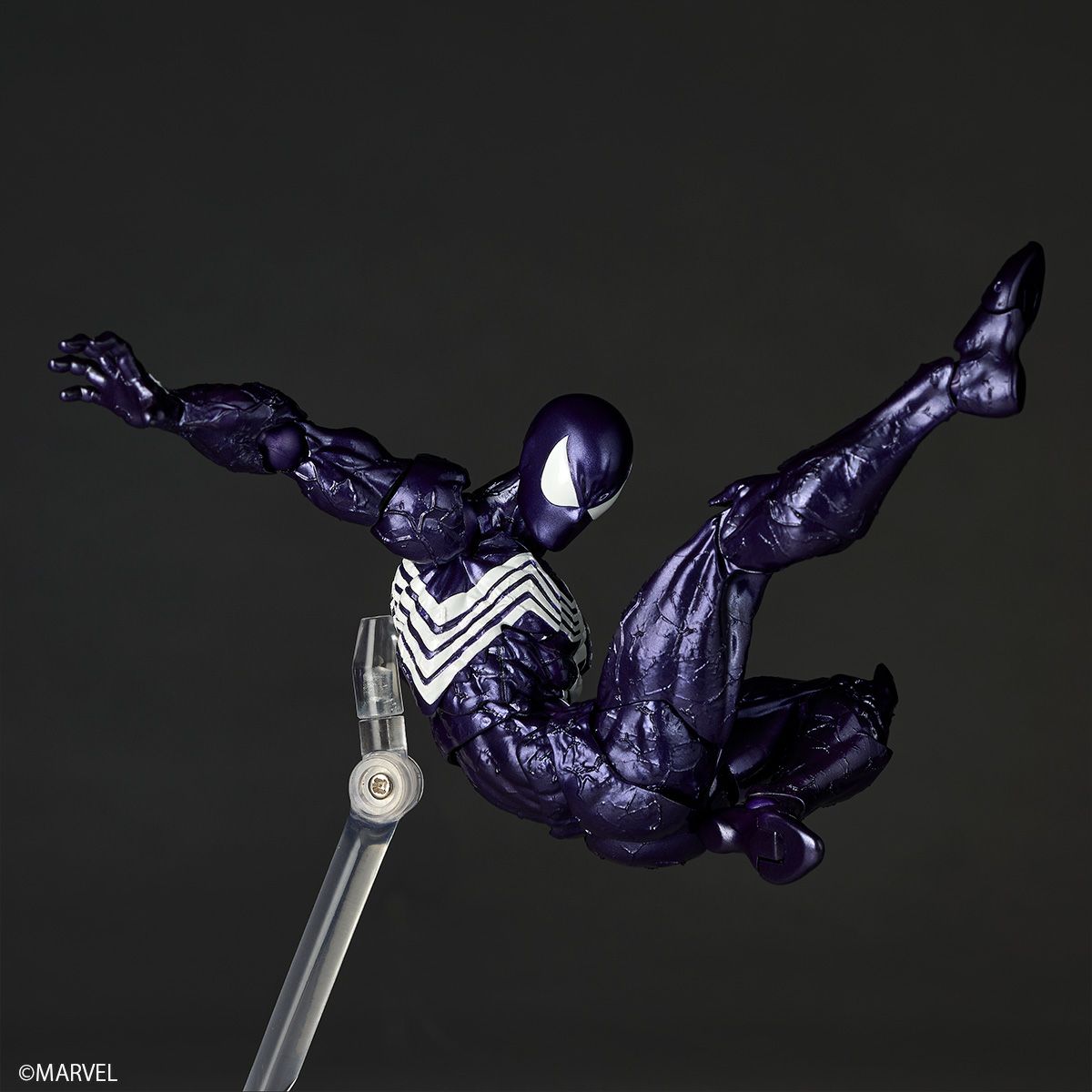 [PRE-ORDER] Revoltech Amazing Yamaguchi Marvel Symbiote Spider-Man Purple Version with Bonus Part