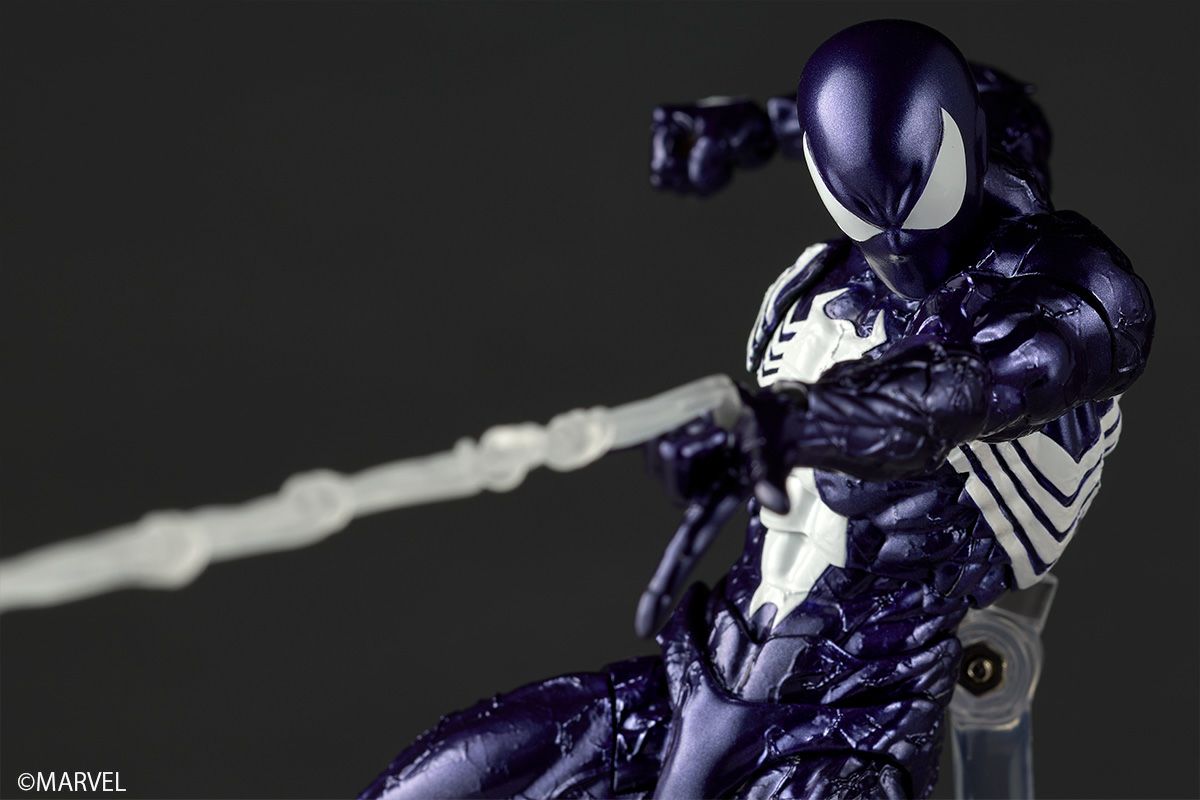 [PRE-ORDER] Revoltech Amazing Yamaguchi Marvel Symbiote Spider-Man Purple Version with Bonus Part