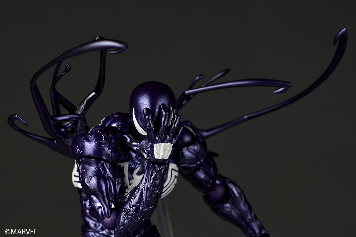 [PRE-ORDER] Revoltech Amazing Yamaguchi Marvel Symbiote Spider-Man Purple Version with Bonus Part