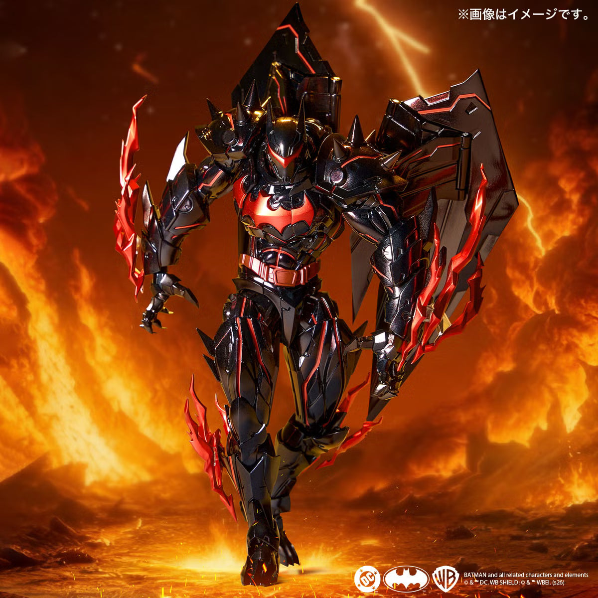 [PRE-ORDER] Revoltech Amazing Yamaguchi DC Universe Hellbat (With Bonus Part)