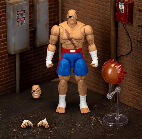 [IN STOCK in HK] Jada Toys 1/12 Scale Action Figure Street Fighter Sagat