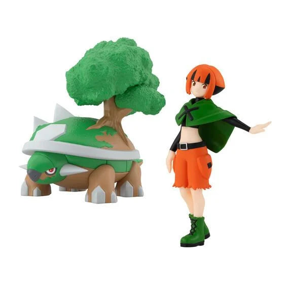 [PRE-ORDER] POKEMON SCALE WORLD SINNOH REGION GARDENIA & TORTERRA