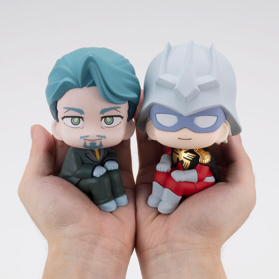 [PRE-ORDER] Look Up Rukappu Mobile Suit Gundam GQuuuuuuX Charlia Bull & Char Aznable Set [Includes Limited Cushion]