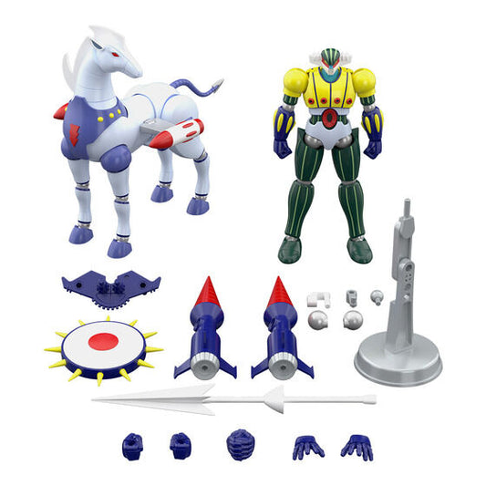 [PRE-ORDER] SMP [SHOKUGAN MODELING PROJECT] Kotetsu JEEG ROBOT Through Set