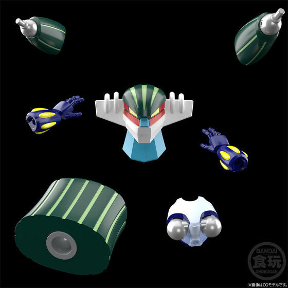 [PRE-ORDER] SMP [SHOKUGAN MODELING PROJECT] Kotetsu JEEG ROBOT Through Set