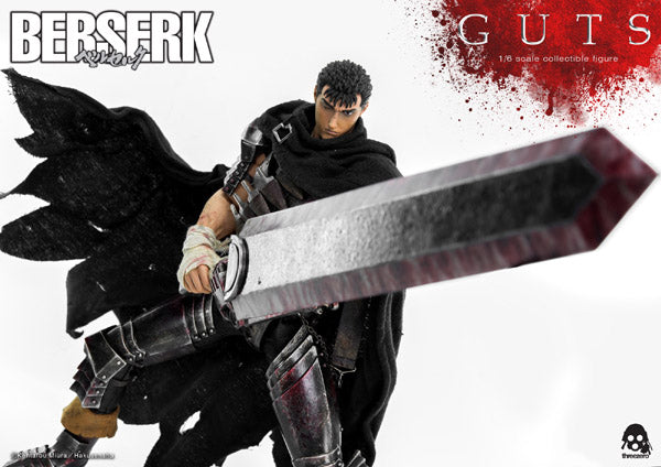[IN STOCK in AU] Threezero BERSERK Guts (Black Swordsman) 1/6 Action Figure