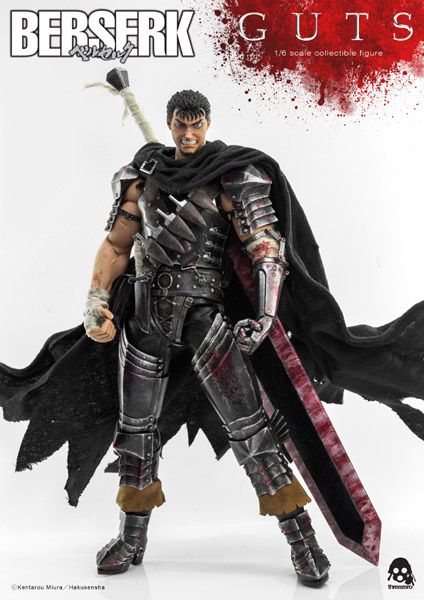 [IN STOCK in AU] Threezero BERSERK Guts (Black Swordsman) 1/6 Action Figure