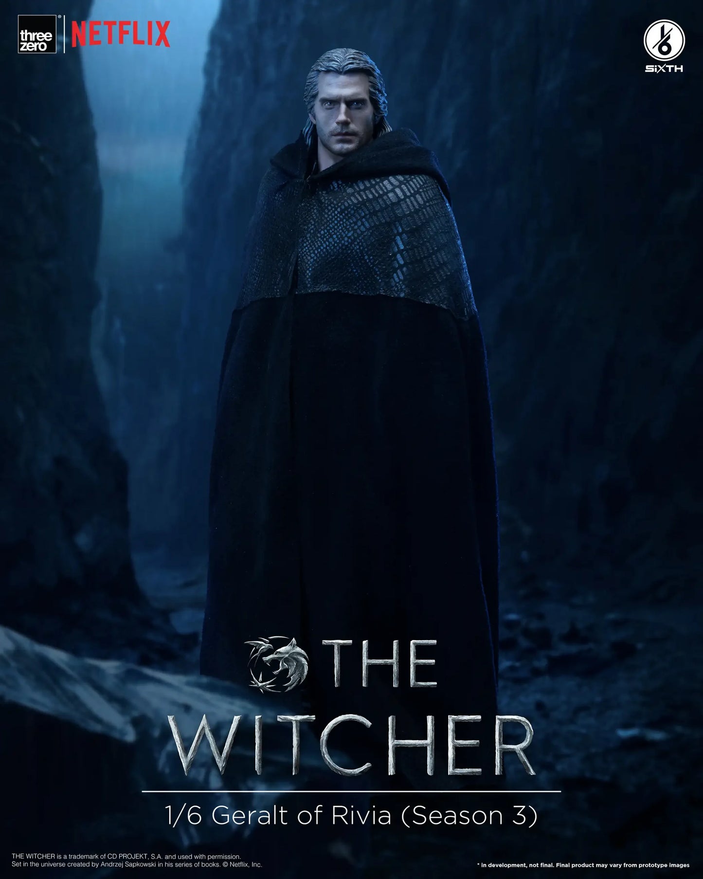 [PRE-ORDER] Threezero The Witcher 1/6 Geralt of Rivia (Season 3)