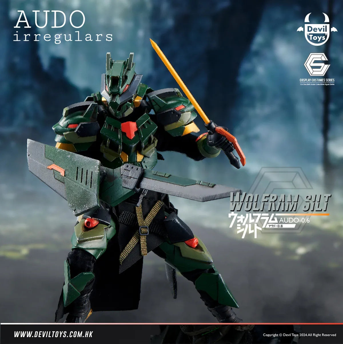 [PRE-ORDER] Devil Toys X AUDO irregulars Wolfram Silt 1/12 Collectible ...