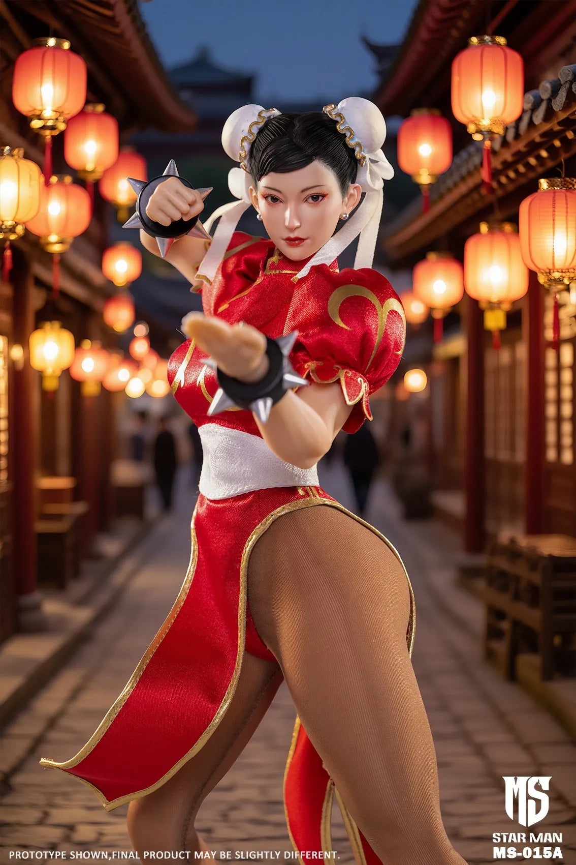 [PRE-ORDER] STAR MAN 1/6 MS-015A Female fighter Chun-li (Red Version)