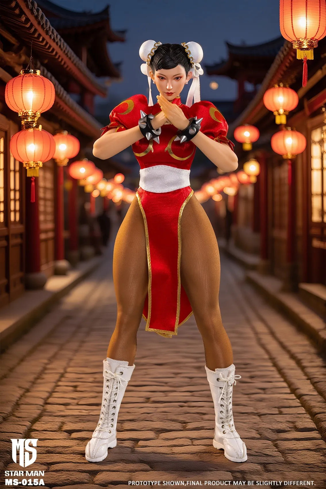 [PRE-ORDER] STAR MAN 1/6 MS-015A Female fighter Chun-li (Red Version)