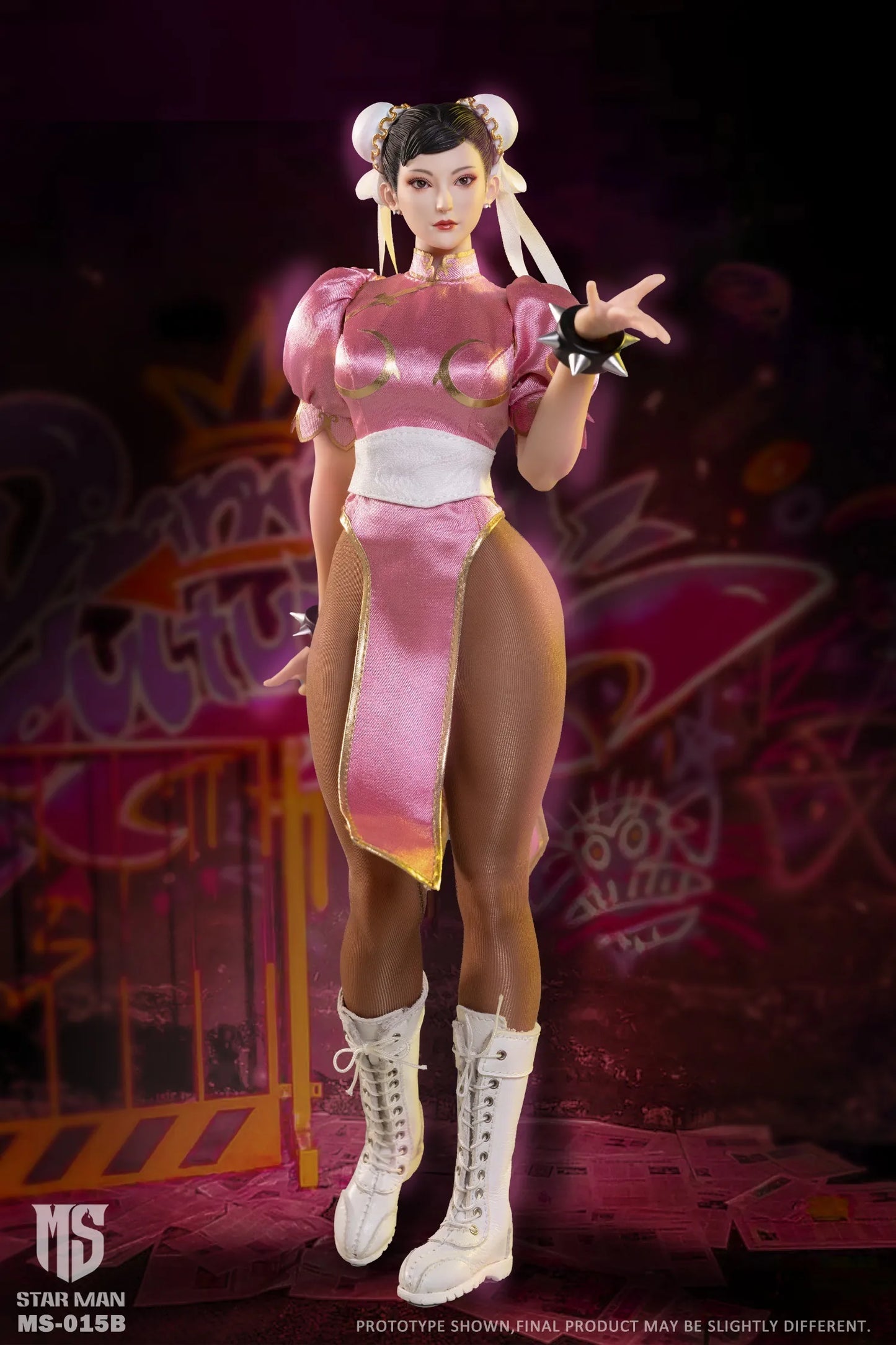 [PRE-ORDER] STAR MAN 1/6 MS-015A Female fighter Chun-li (Red Version)