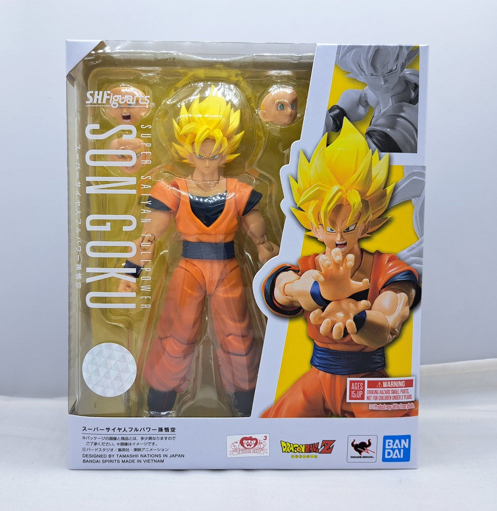 [IN STOCK in HK] S.H.Figuarts Dragon Ball Super Saiyan Full Power Son Goku