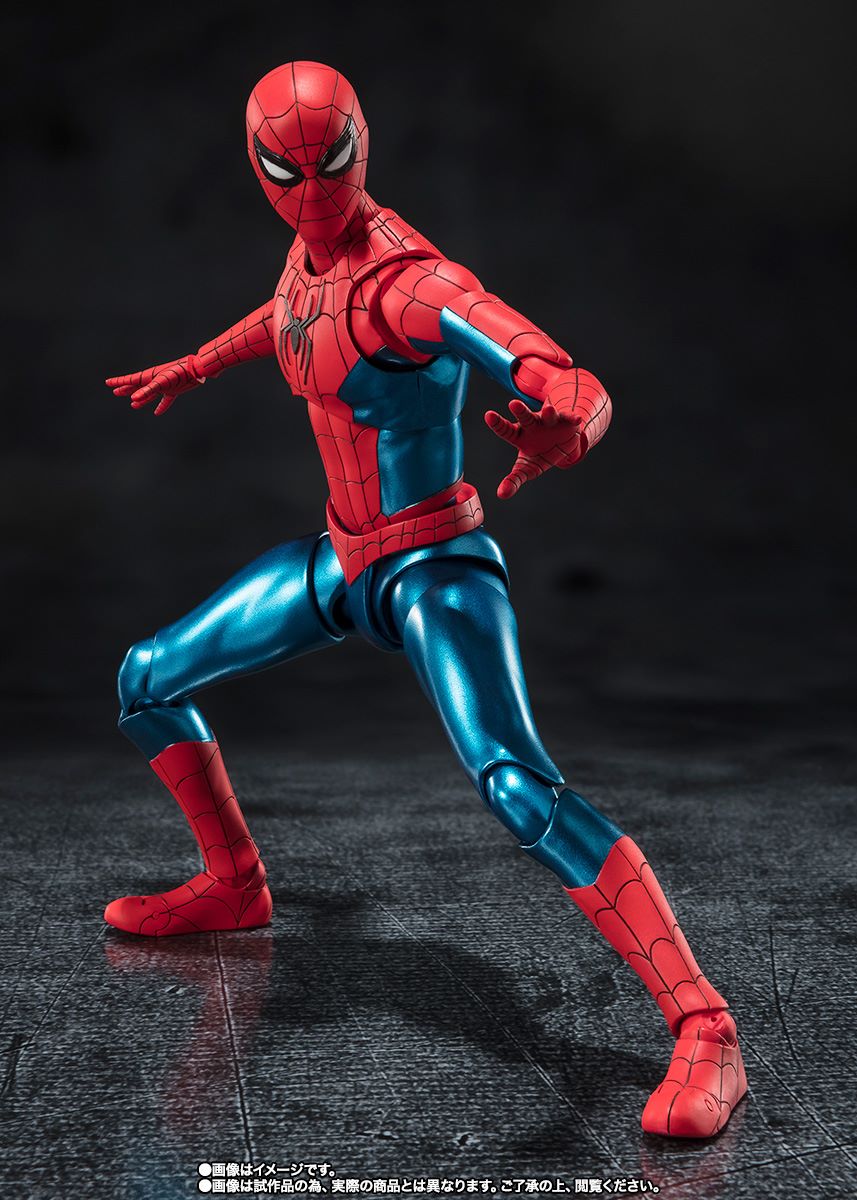 [IN STOCK in AU] S.H.Figuarts Spider-Man No Way Home New Red & Blue Suit