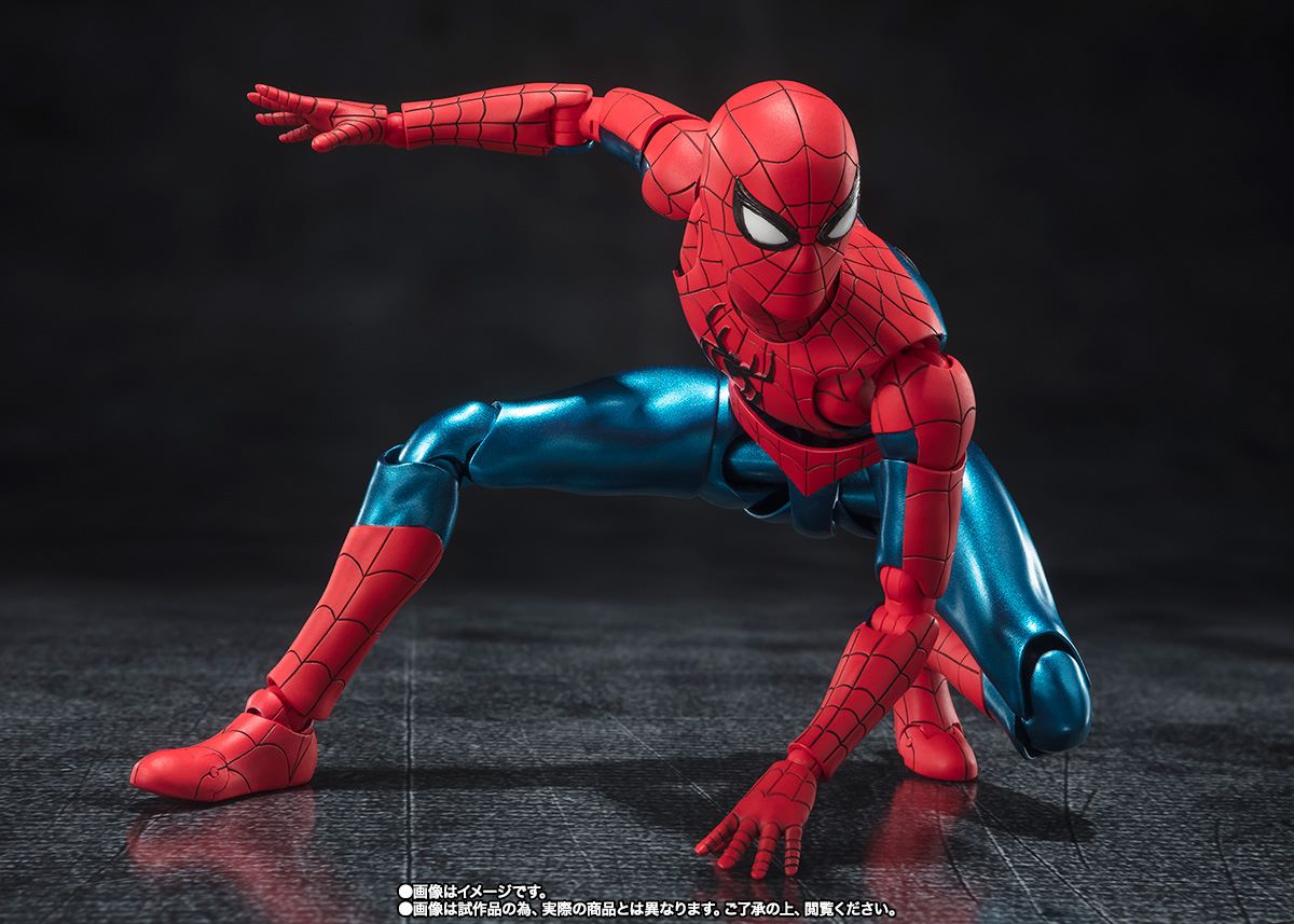 [IN STOCK in AU] S.H.Figuarts Spider-Man No Way Home New Red & Blue Suit