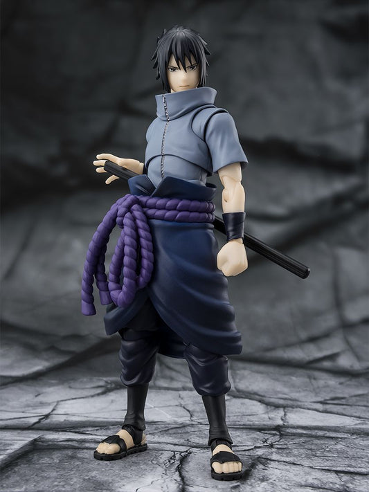 [PRE-ORDER] S.H.Figuarts NARUTO Shippuden Sasuke Uchiha Solitary Shinobi