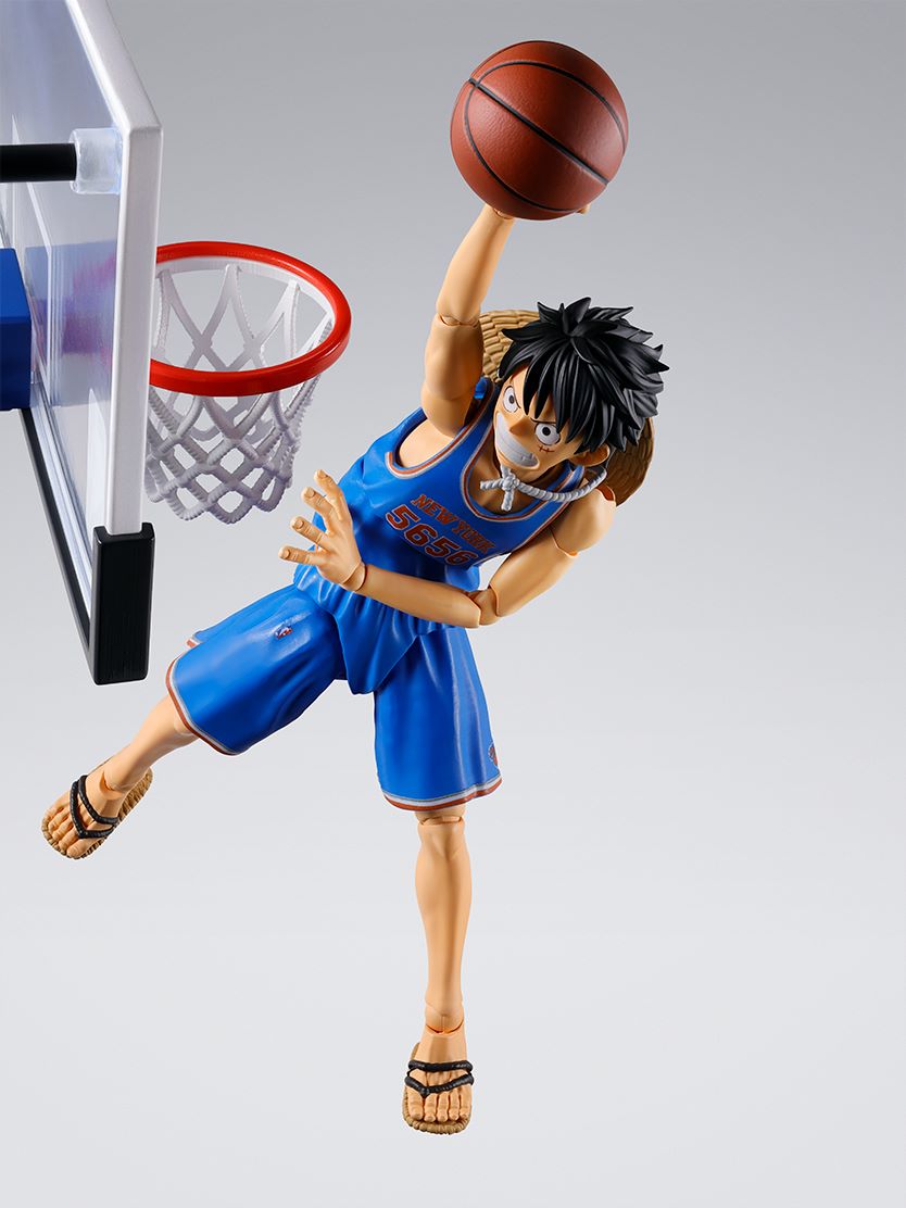 [PRE-ORDER] S.H.Figuarts ONE PIECE x NBA MONKEY.D.LUFFY NEW YORK KNICKS ver.