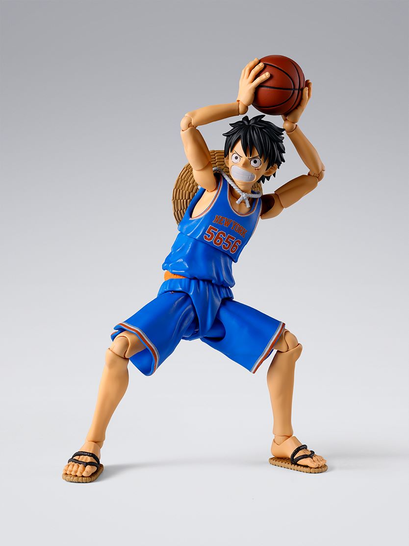 [PRE-ORDER] S.H.Figuarts ONE PIECE x NBA MONKEY.D.LUFFY NEW YORK KNICKS ver.