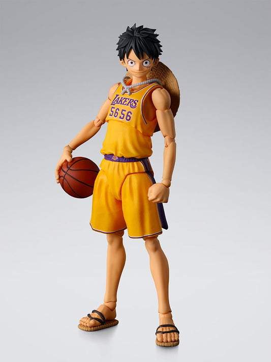 [PRE-ORDER] S.H.Figuarts ONE PIECE x NBA MONKEY.D.LUFFY LOS ANGELES LAKERS ver.