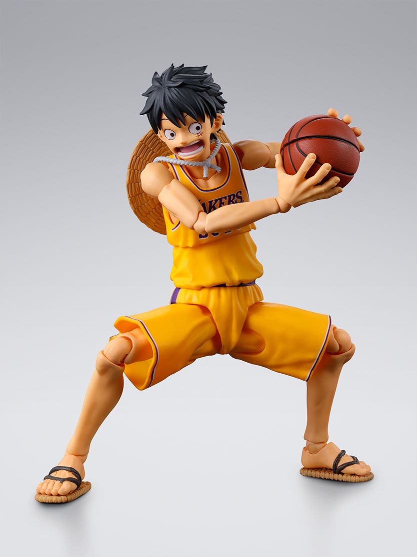 [PRE-ORDER] S.H.Figuarts ONE PIECE x NBA MONKEY.D.LUFFY LOS ANGELES LAKERS ver.