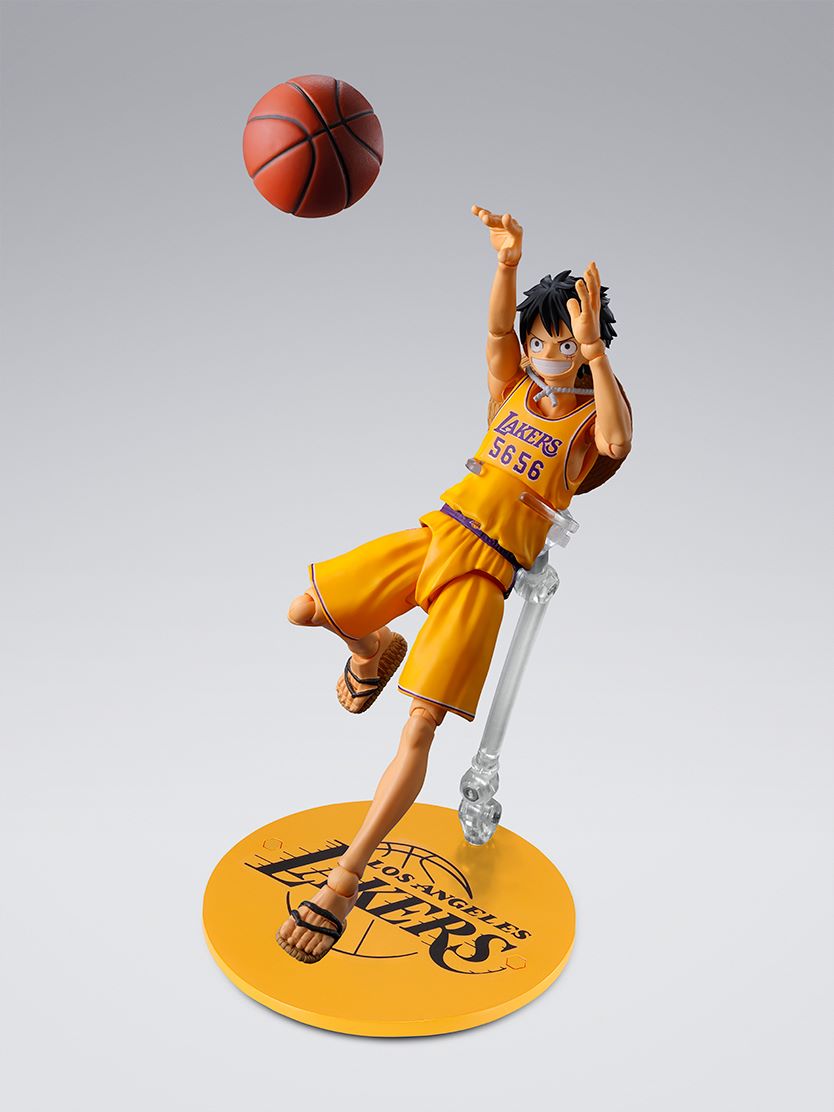 [PRE-ORDER] S.H.Figuarts ONE PIECE x NBA MONKEY.D.LUFFY LOS ANGELES LAKERS ver.