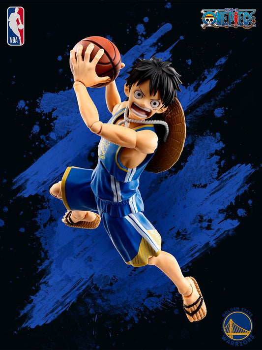 [PRE-ORDER] S.H.Figuarts ONE PIECE x NBA MONKEY.D.LUFFY GOLDEN STATE WARRIORS ver.