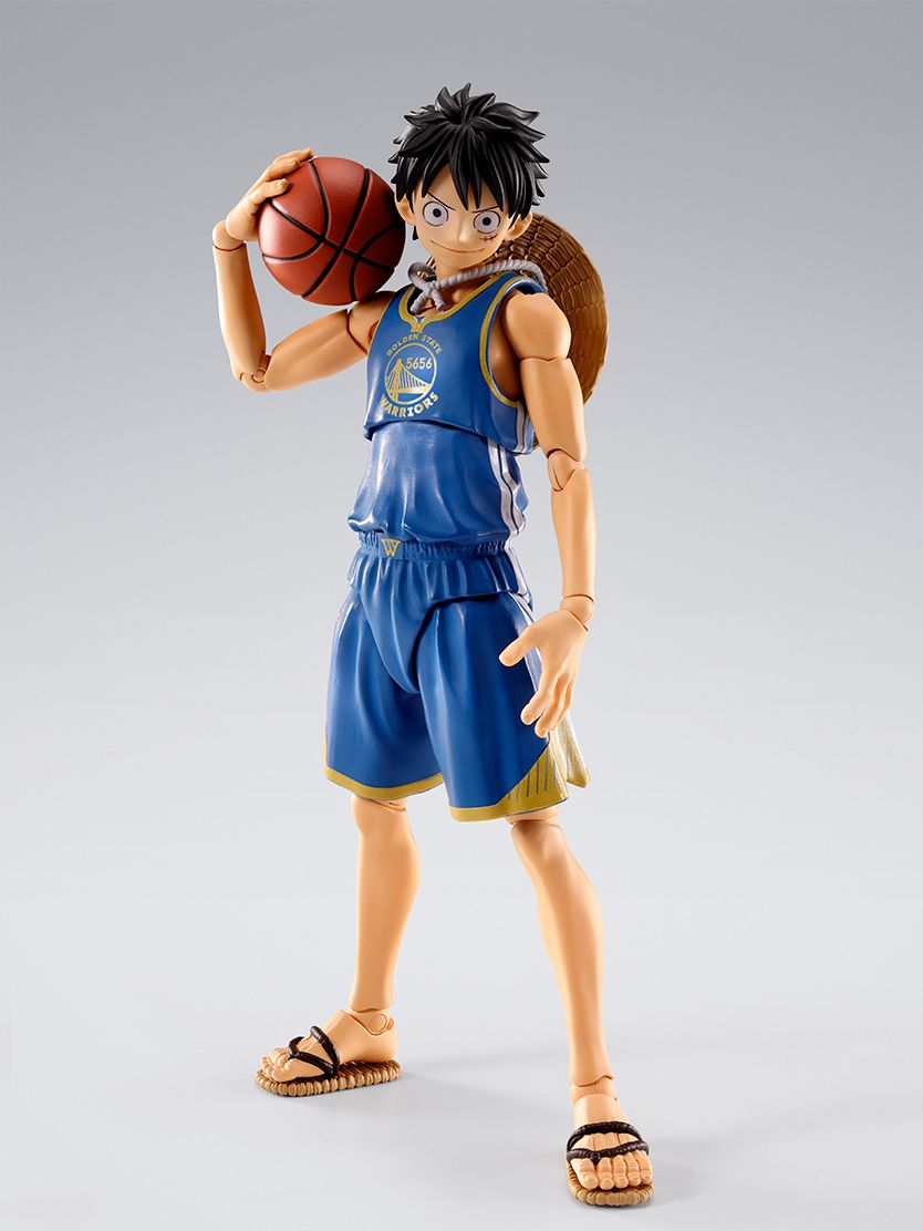[PRE-ORDER] S.H.Figuarts ONE PIECE x NBA MONKEY.D.LUFFY GOLDEN STATE WARRIORS ver.