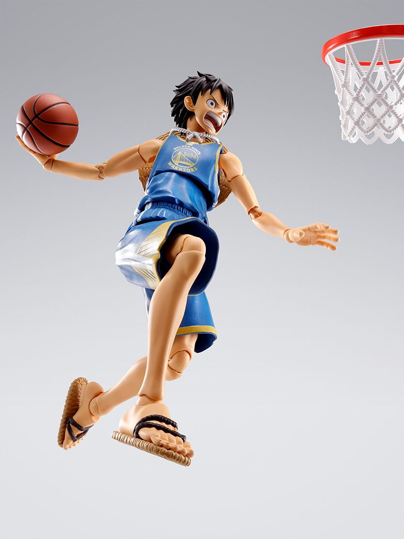 [PRE-ORDER] S.H.Figuarts ONE PIECE x NBA MONKEY.D.LUFFY GOLDEN STATE WARRIORS ver.