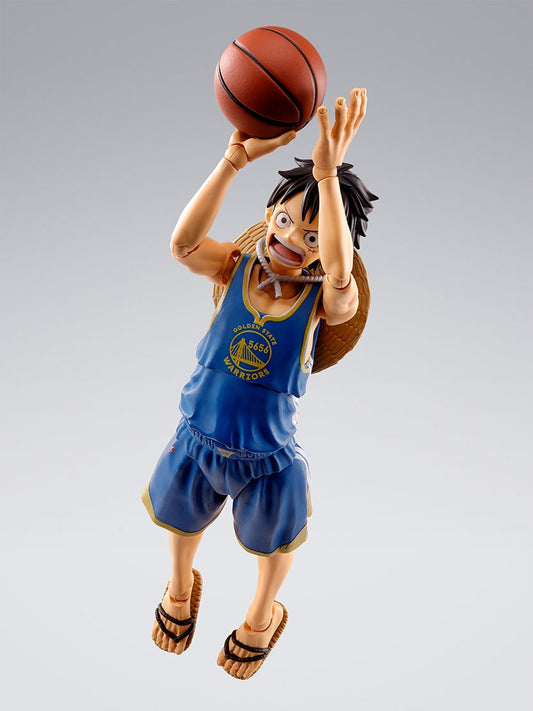[PRE-ORDER] S.H.Figuarts ONE PIECE x NBA MONKEY.D.LUFFY GOLDEN STATE WARRIORS ver.