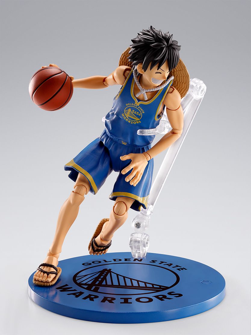 [PRE-ORDER] S.H.Figuarts ONE PIECE x NBA MONKEY.D.LUFFY GOLDEN STATE WARRIORS ver.