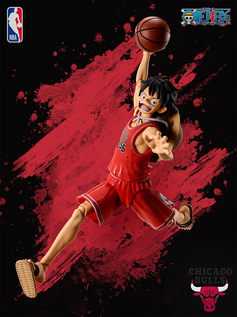 [PRE-ORDER] S.H.Figuarts ONE PIECE x NBA MONKEY.D.LUFFY CHICAGO BULLS ver.