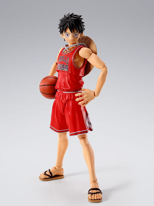 [PRE-ORDER] S.H.Figuarts ONE PIECE x NBA MONKEY.D.LUFFY CHICAGO BULLS ver.