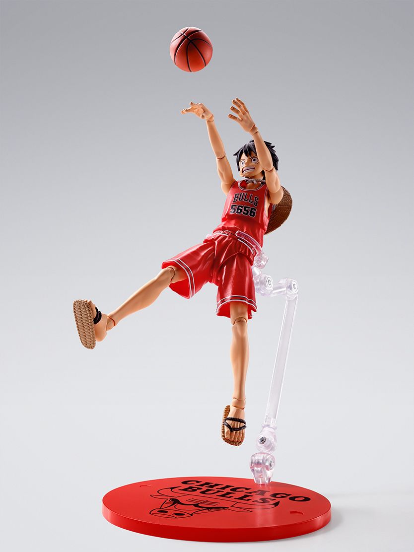 [PRE-ORDER] S.H.Figuarts ONE PIECE x NBA MONKEY.D.LUFFY CHICAGO BULLS ver.