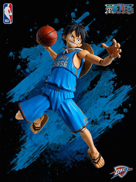 [PRE-ORDER] S.H.Figuarts ONE PIECE x NBA MONKEY.D.LUFFY OKLAHOMA CITY THUNDER ver.