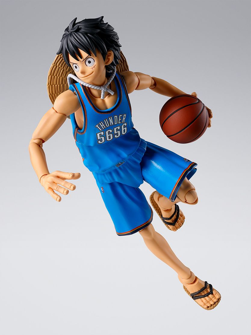 [PRE-ORDER] S.H.Figuarts ONE PIECE x NBA MONKEY.D.LUFFY OKLAHOMA CITY THUNDER ver.