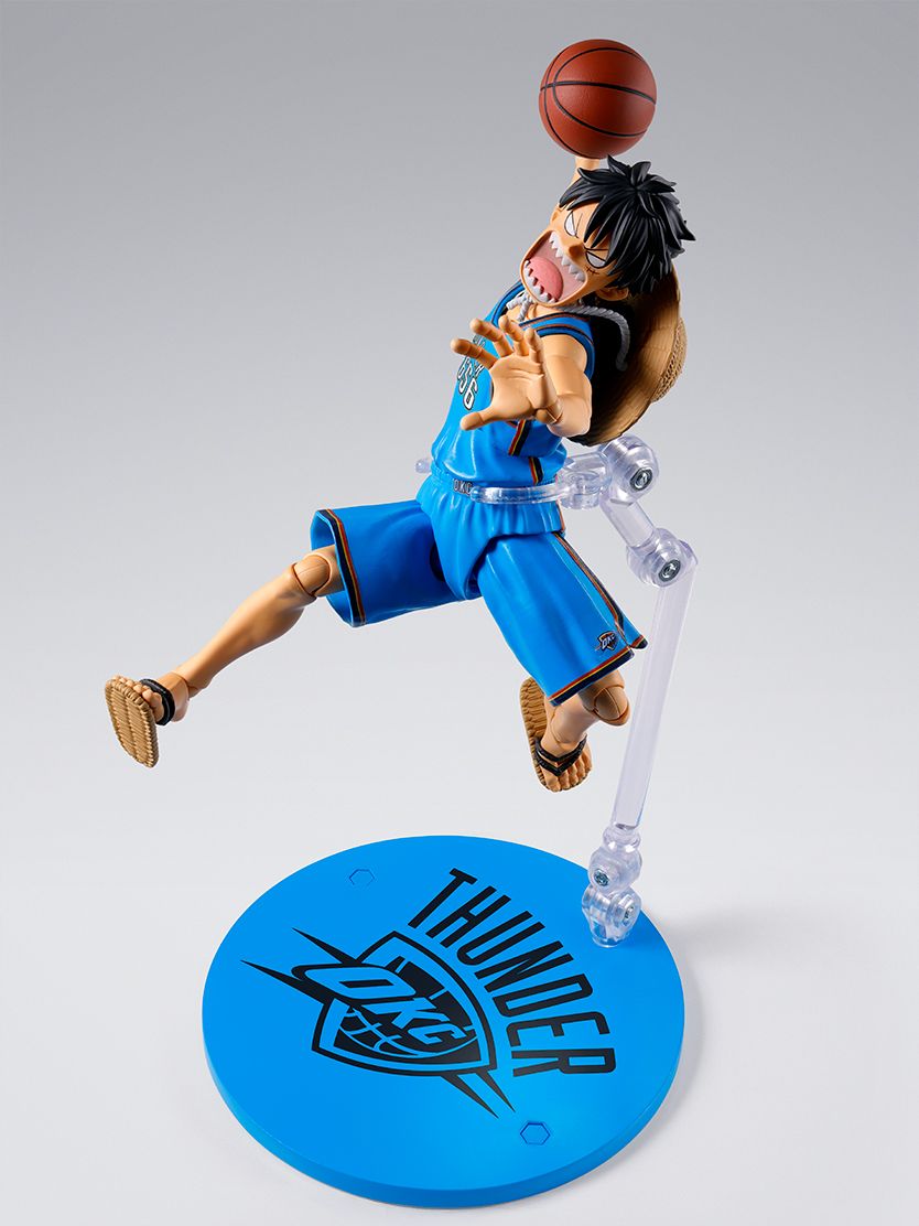 [PRE-ORDER] S.H.Figuarts ONE PIECE x NBA MONKEY.D.LUFFY OKLAHOMA CITY THUNDER ver.