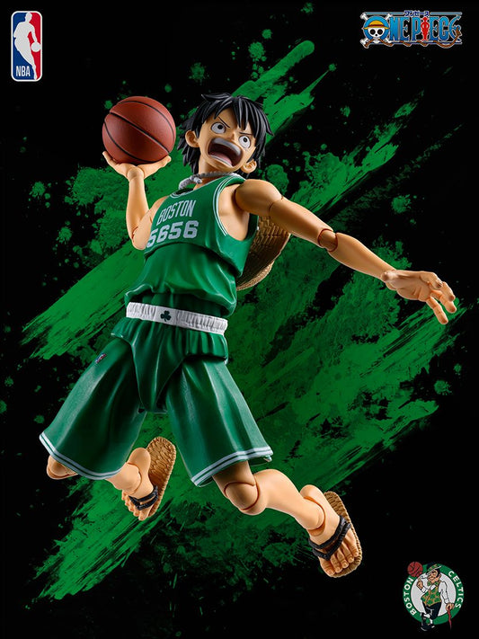 [PRE-ORDER] S.H.Figuarts ONE PIECE x NBA MONKEY.D.LUFFY BOSTON CELTICS ver.
