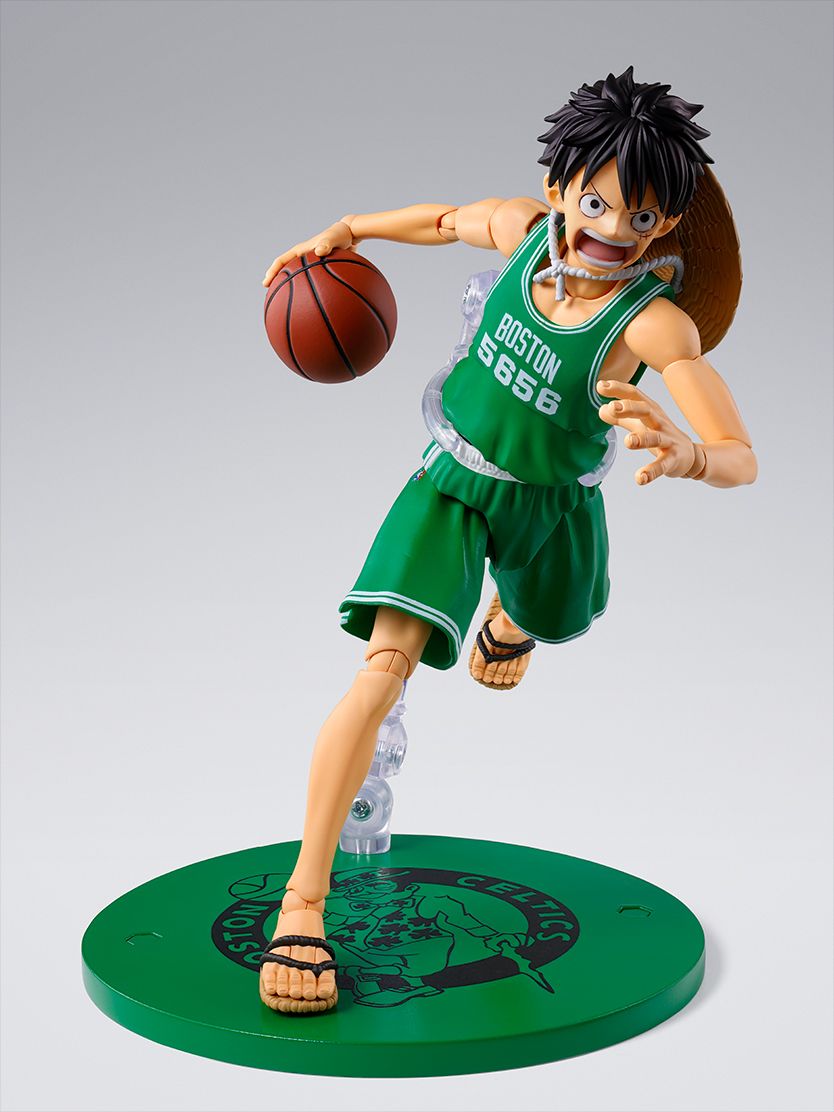 [PRE-ORDER] S.H.Figuarts ONE PIECE x NBA MONKEY.D.LUFFY BOSTON CELTICS ver.