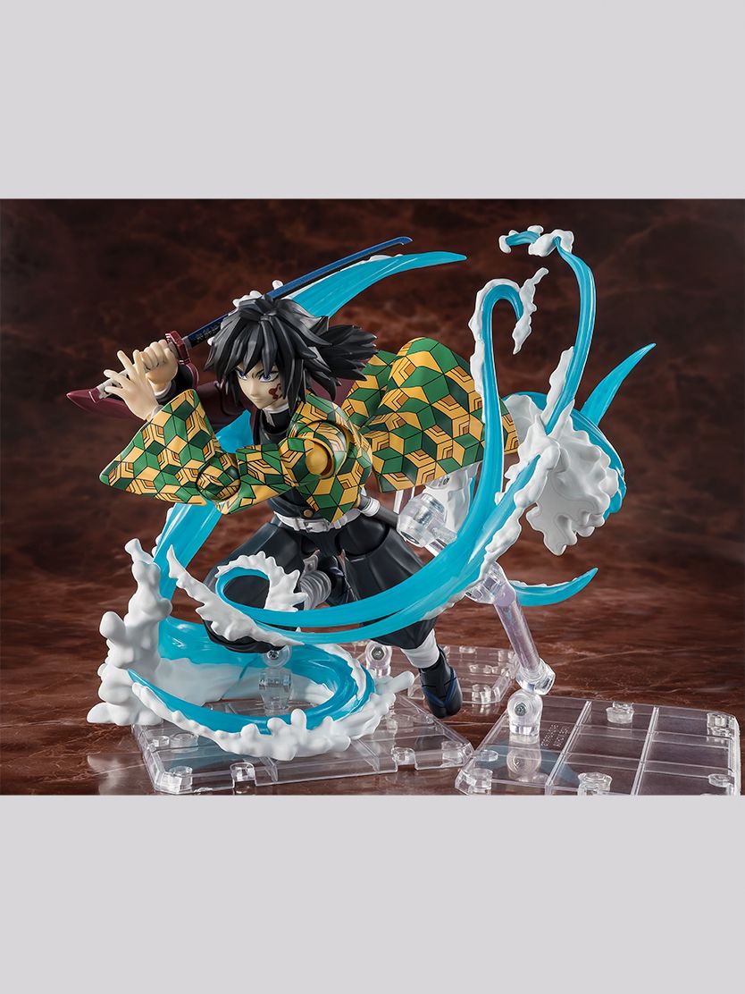 [PRE-ORDER] S.H.Figuarts Demon Slayer Tanjiro Kamado and Giyu Tomioka Water Breathing Effect Set