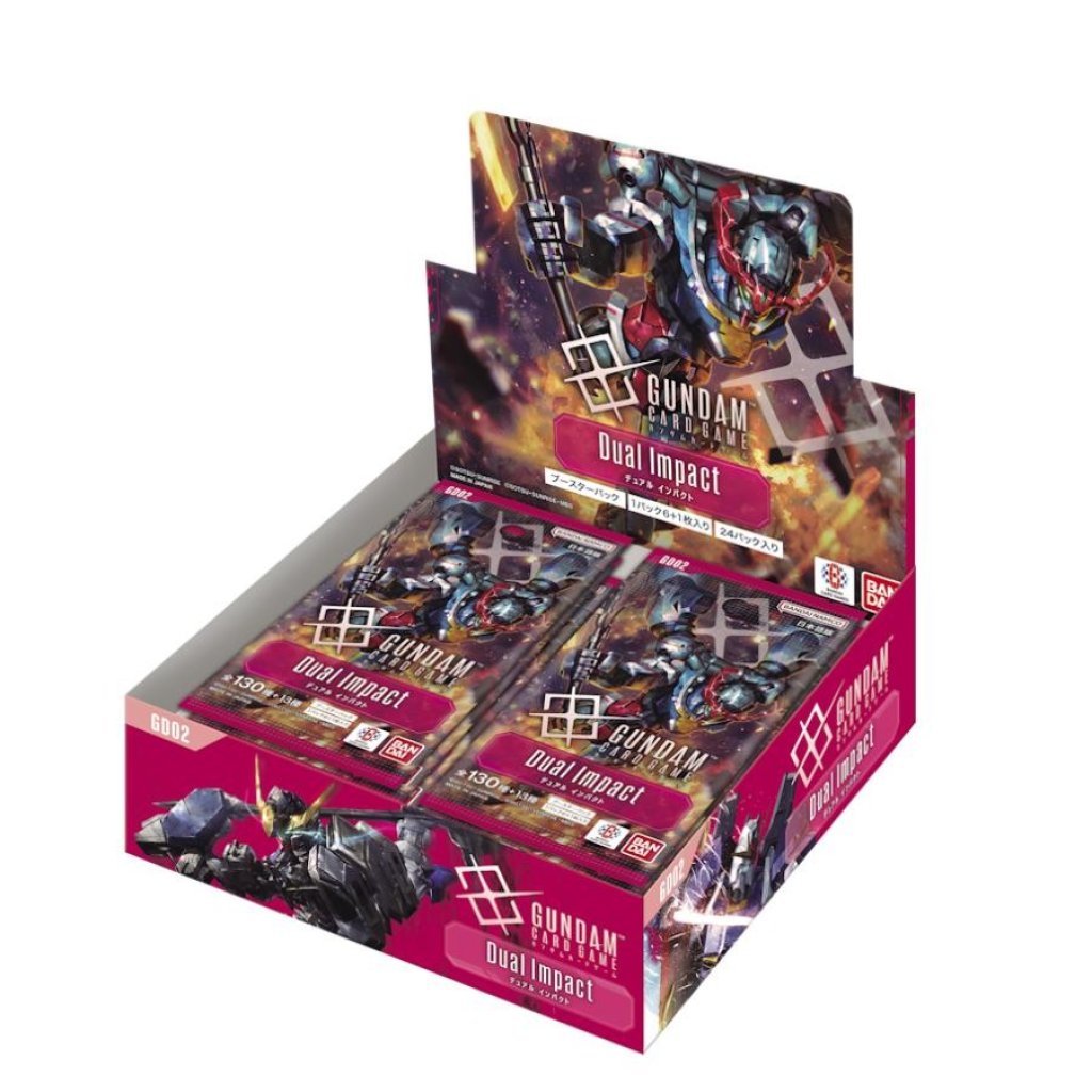 [IN STOCK in HK] Gundam Card Game Booster Pack Dual Impact【GD02】 [Japanese] Full Case of 288 Packs