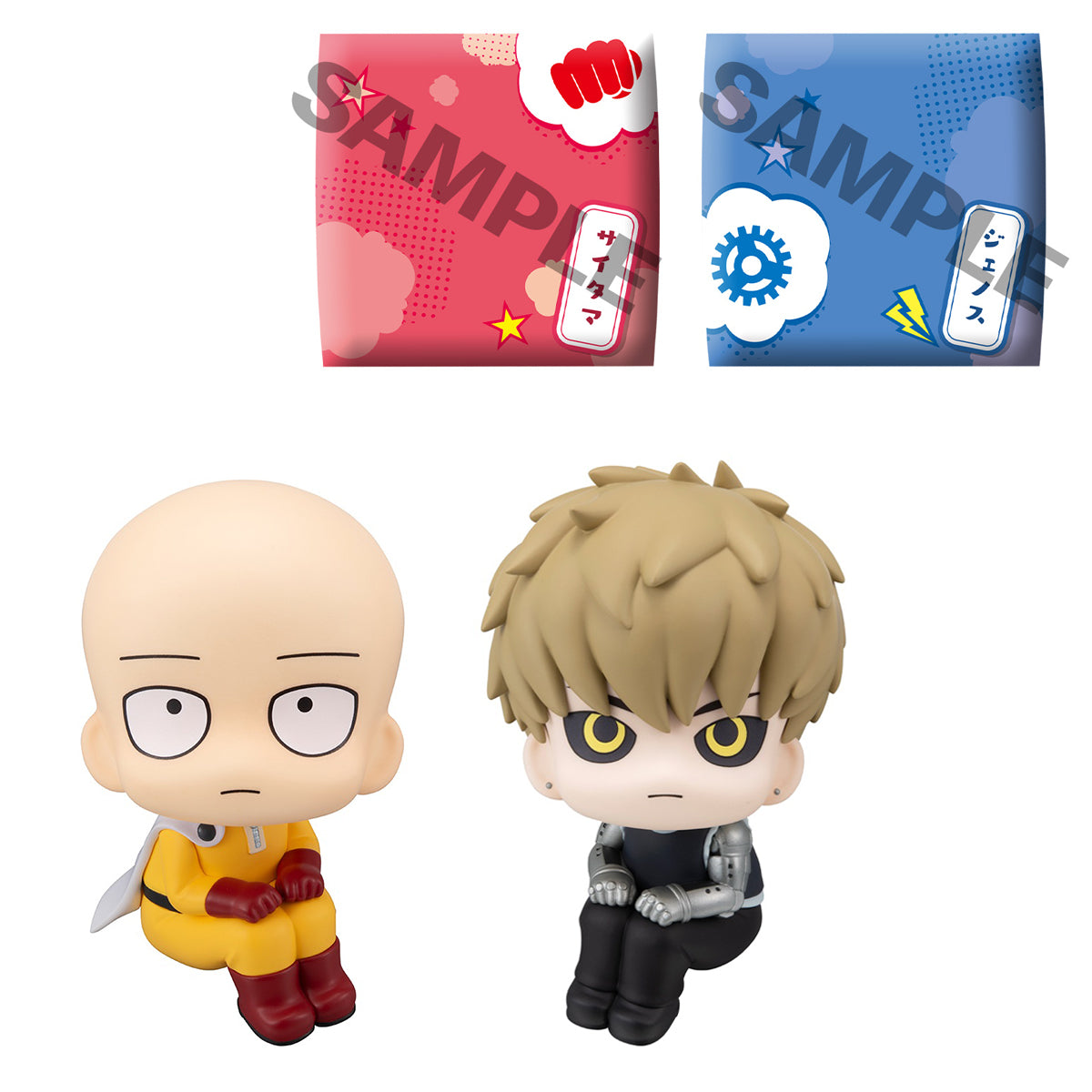 [PRE-ORDER] ONE-PUNCH MAN LOOK UP SAITAMA & GENOS SET (WITH BONUS)